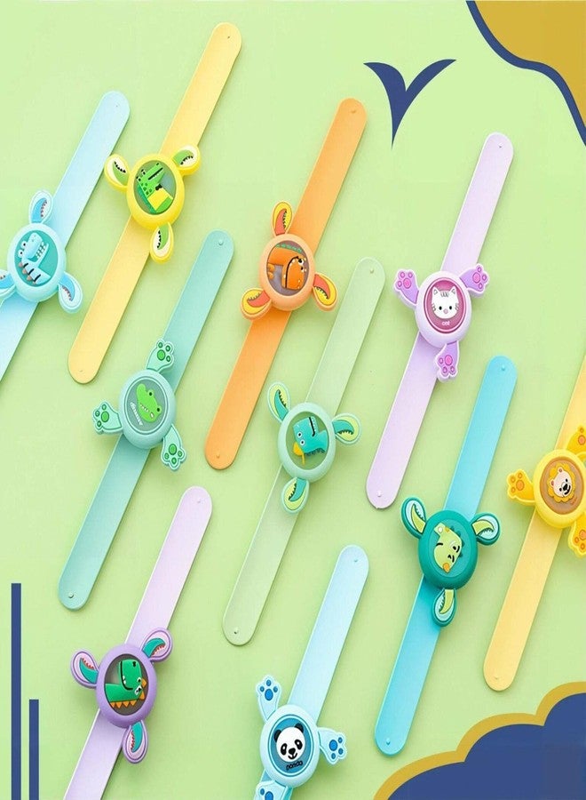 BSP سوار معصم للأطفال من BSP، مناسب للأولاد والبنات، سوار دوار لطيف برسومات كرتونية، مزود بإضاءة LED، هدية رائعة لأعياد الميلاد للأطفال (عبوة من قطعتين). - Image 5